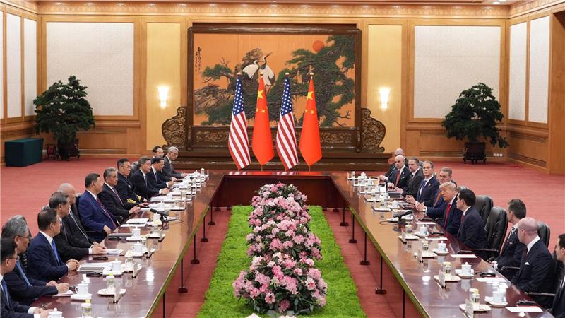 Trump-Xi-Treffen beginnt mit Warnung wegen Taiwan China und die USA stehen in einem erbitterten Handelskonflikt.