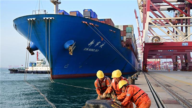 Chinas Exporte konnten zuletzt trotz Unsicherheiten im Welthandel wachsen. (Archivbild)  