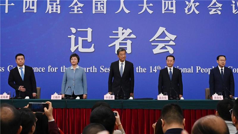 Chinas Ministerien hatten sich auch zu Fragen über Gesundheit und Lebensqualität geäußert.  