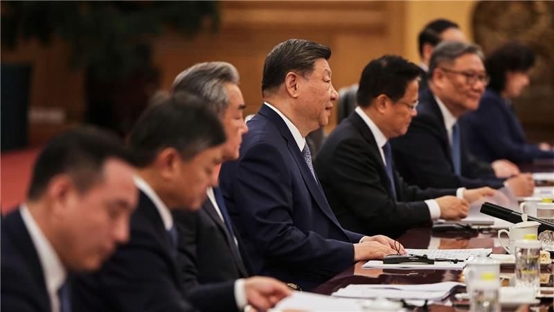 Chinas Staatschef Xi Jinping lobte die Beziehungen und forderte mehr Zusammenarbeit. 
