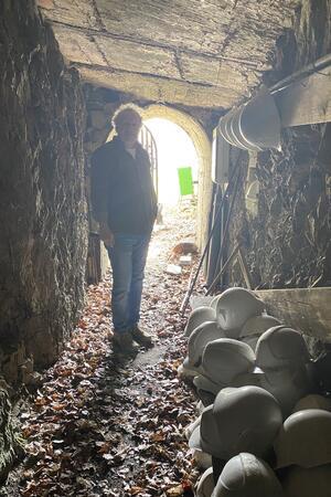 Forscherin will Spuren des Bergbaus im Harz neu interpretieren Christian Barsch leitet das Bergwerksmuseum Grube Samson und begleitet die Sanierungsarbeiten in der benachbarten Grube Catharina Neufang.