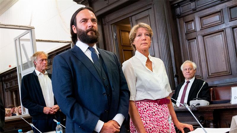 Christina Block gab eine lange Erklärung ab.