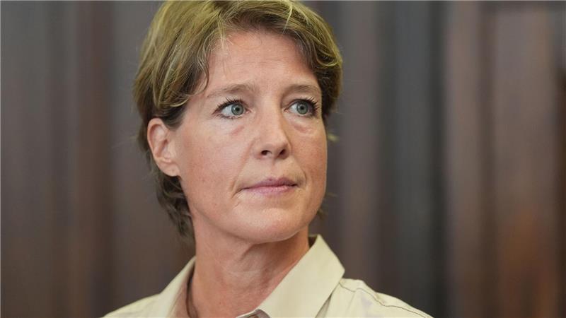 Christina Block schildert Pläne zur Rückholung ihrer Kinder Christina Block im Gerichtssaal.