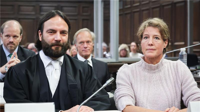 Christina Block ist angeklagt, die Entführung ihrer Kinder in Auftrag gegeben zu haben.