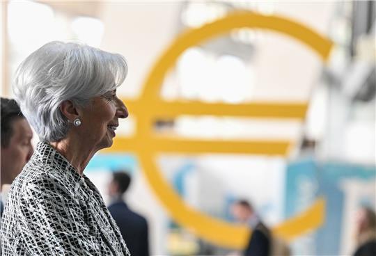 Christine Lagarde, Präsidentin der Europäischen Zentralbank (EZB), während eines Festakts.