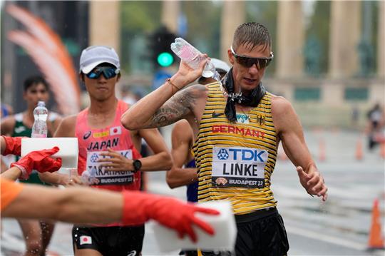Christopher Linke hat bei der WM über 20 Kilometer Gehen den fünften Platz belegt.