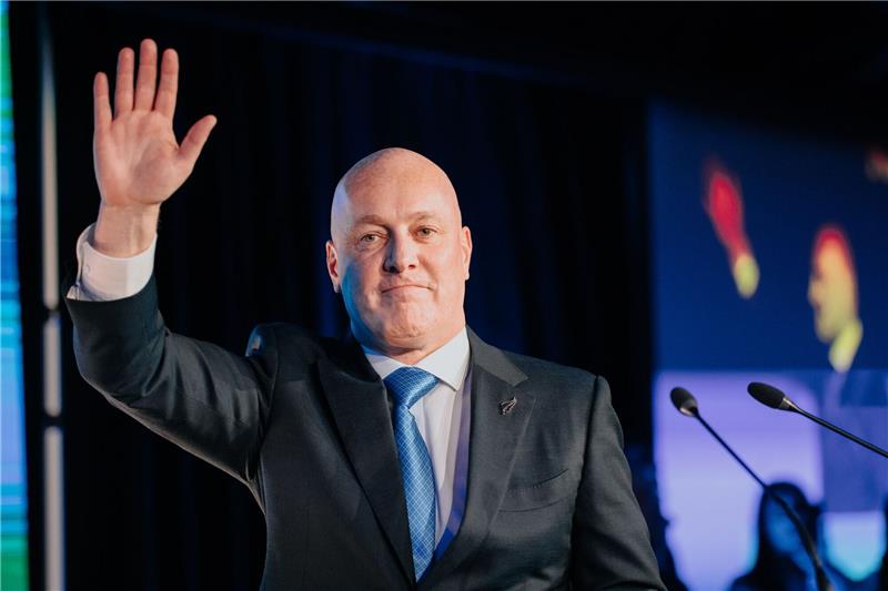 Neuseeland: Konservative Regierung steht - Populisten dabei Christopher Luxon ist Vorsitzender der New Zealand National Party.