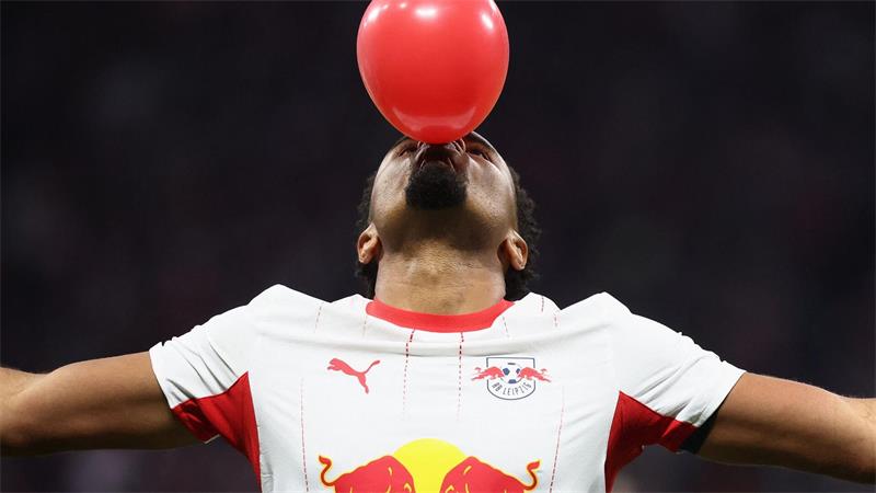 Nkunku-Hattrick: Leipzig demontiert Frankfurt Christopher Nkunku traf in der ersten Halbzeit dreifach.