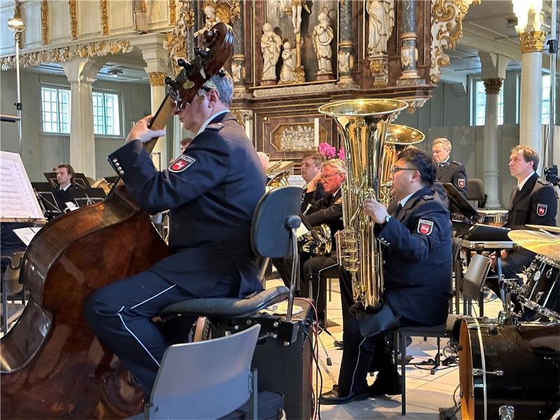 Clausthal-Zellerfeld, Marktkirche, Benefizkonzert Polizeiorchester Niedersachsen unter der Leitung von Thomas Boger