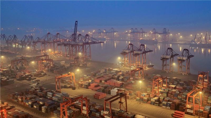 Containerterminal in China