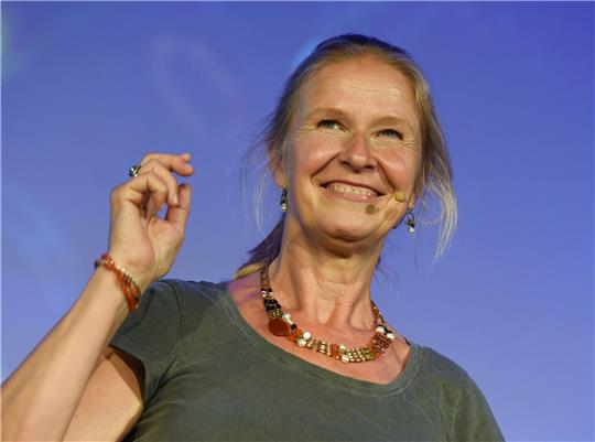 Cornelia Funke hat immer Hoffnung.