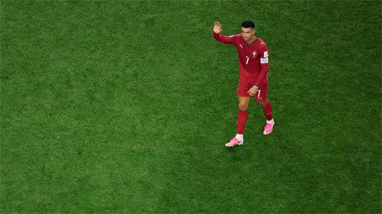 Cristiano Ronaldo nach Portugals WM-Aus gegen Spanien.