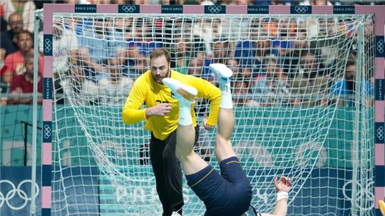 DHB-Schluss Andreas Wolff glänzt im Spiel gegen Schweden.