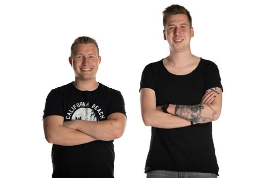 DJ Robin & Schürze (l), Sänger des Partyhits «Layla».
