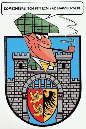 Was Comic-Detektiv Nick Knatterton mit Bad Harzburg zu tun hat Nick Knatterton im Bad Harzburger Wappen: Da kann man nur sagen. „Richtig kombiniert!“