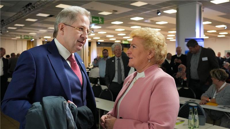 Damals noch Partner, heute erbitterte Gegner: Hans-Georg Maaßen und Sylvia Pantel. (Archivbild) 