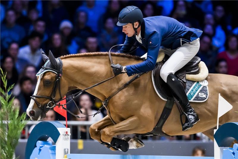 Daniel Deußer aus Deutschland in Aktion.
