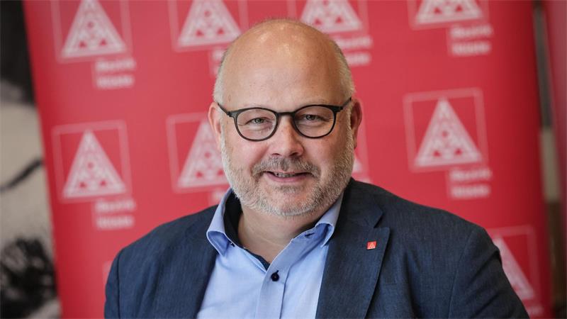 Daniel Friedrich von der IG Metall Küste hat Warnstreiks angekündigt, um in den Tarifverhandlungen den Druck zu erhöhen. (Arhivbild)