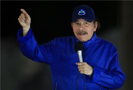 Daniel Ortega, Präsident von Nicaragua, regiert ununterbrochen seit 16 Jahren.