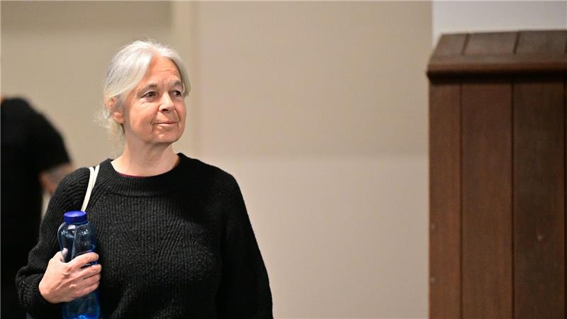 Daniela Klette hielt selbst ihren Schlussvortrag. 