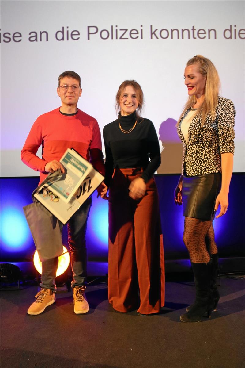 Zivilcourage-Kampagne: Dankeschön für mutige Zeitgenossen Danilo Conti. Foto: Hartmann