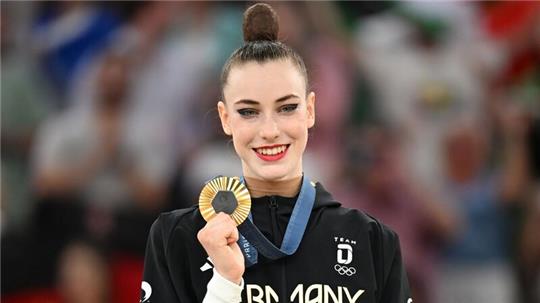 Darja Varfolomeev ist erste deutsche Gymnastik-Olympiasiegerin.