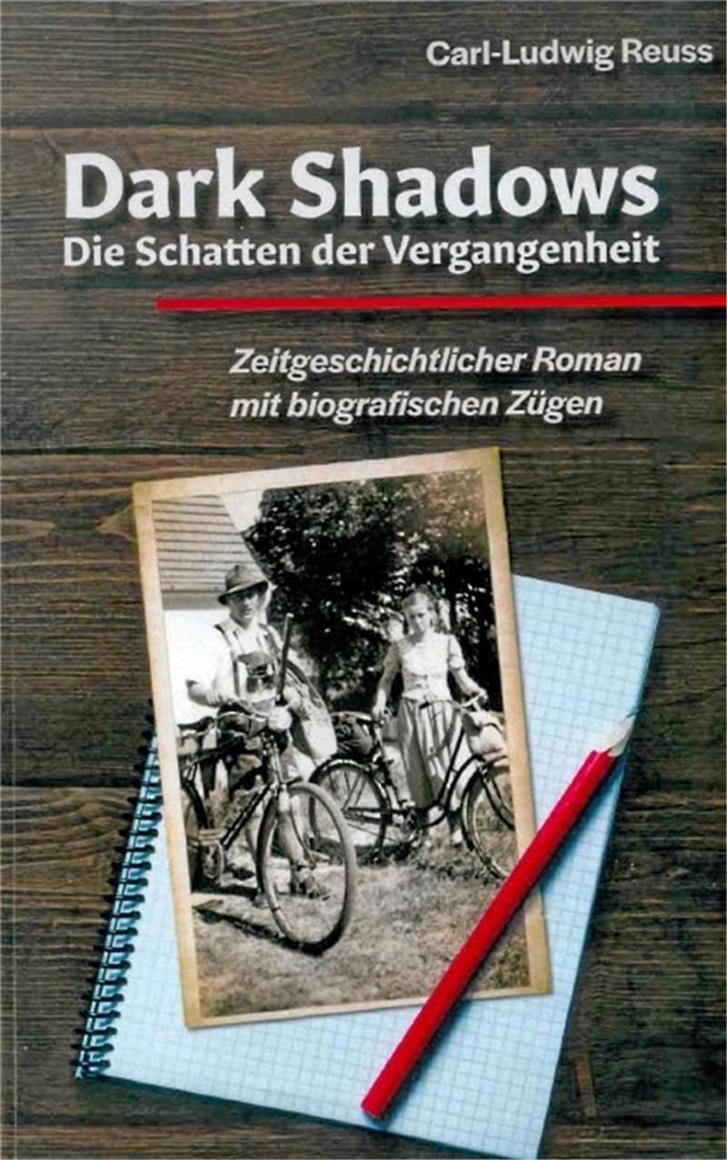 Goslarer Autor Reuss veröffentlicht „Dark Shadows“ „Dark Shadows“, der neue Roman von Carl-Ludwig Reuss, ist gerade erschienen. Das Buch erzählt die Geschichte eines überzeugten Nazis und seiner späteren Auseinandersetzung mit seiner Vergangenheit. Grafik: Novum-Verlag