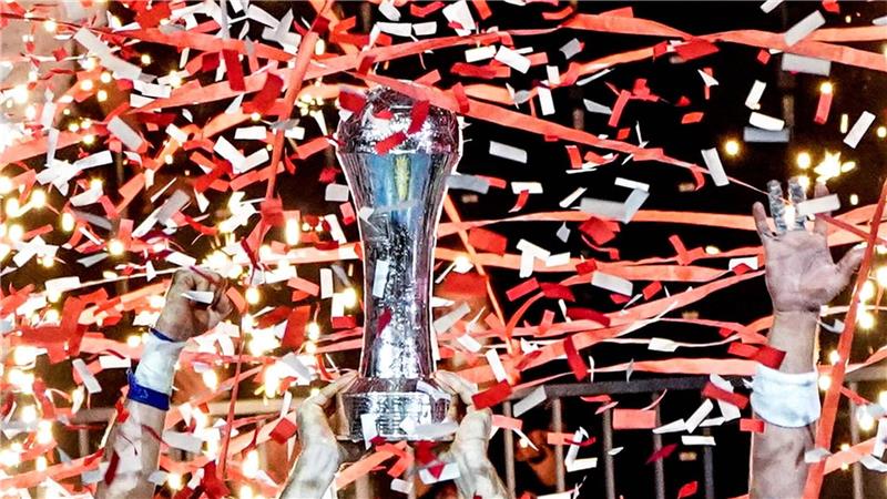 Titelverteidiger Kiel muss im Achtelfinale nach Balingen Das Achtelfinale des DHB-Pokal wurde ausgelost. (Archivbild)