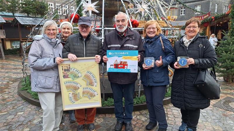 Das Aktionsteam (v. l.): Karin Kolan, Anke und Harald Germandi, Lothar Kolan, Karla Siebels und Ursula Herrmann.