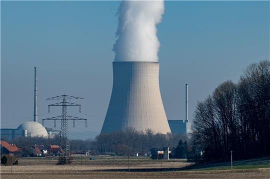 Das Atomkraftwerk Isar 2 im bayerischen Essenbach.