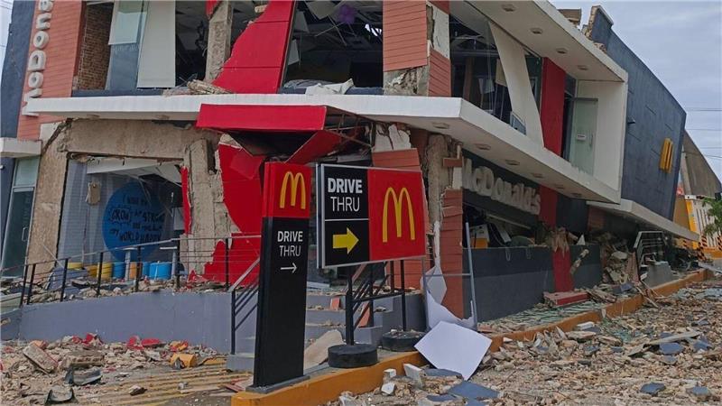 Das Ausmaß der Schäden war zunächst nicht klar.