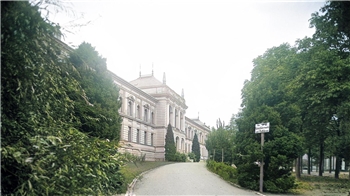 Das Badehaus um 1920