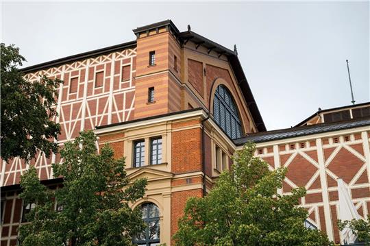 Das Bayreuther Festspielhaus.