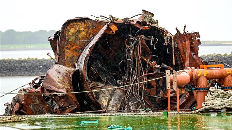 Experten bergen Teil eines gut 100 Jahre alten U-Bootes Das Boot sollte nach Kriegsende an die Alliierten ausgeliefert werden.