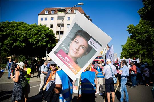 Das Bündnis Sahra Wagenknecht erfreut sich laut einer Umfrage in Thüringen wachsender Beliebtheit.