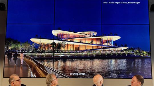 Das Büro Bjarke Ingels Group hat den Wettbewerb gewonnen.