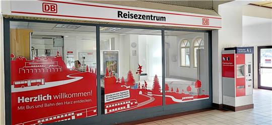 Das DB-Reisezentrum im Goslarer Bahnhof ist wegen Gebäudeschäden schon seit Anfang August geschlossen.  Foto: Roß