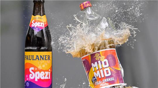 Das Design der Mio Mio Mische ist in den Augen des Landgerichts München I dem der Spezi-Flasche von Paulaner zu ähnlich. (Symbolbild)