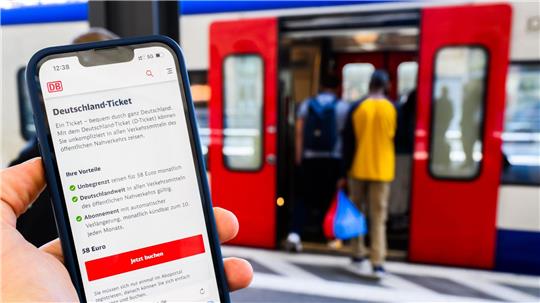 Das Deutschlandticket ist bis 2030 gesichert - der Preis nur bis 2026.
