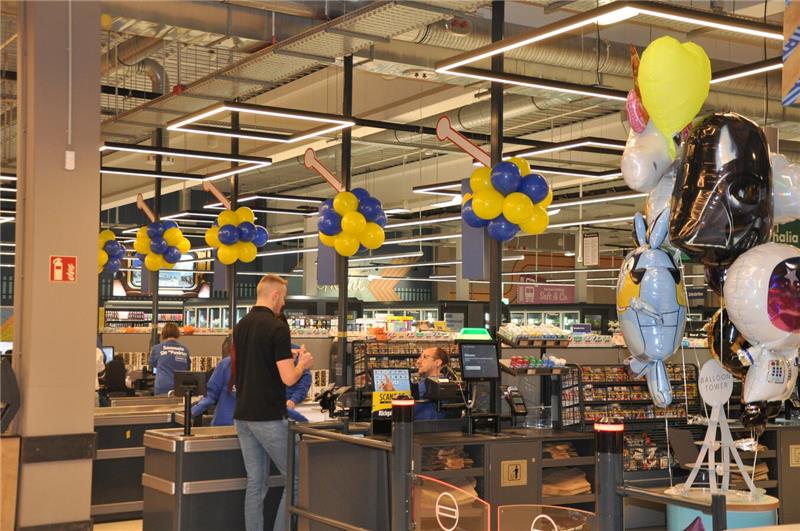 Das E-Center erwacht zum Leben.