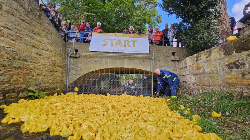Es dauert nicht mehr lange: Altstadtfest in den Startlöchern Das Entenrennen an der Abzucht soll beim Altstadtfest wiederbelebt werden. Im vergangen Jahr findet es im Rahmen eines Kinderfestes statt.