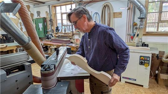 Das Erdgeschoss ist für Gerald Marleaux und sein Team der Ort für die groben Arbeiten.