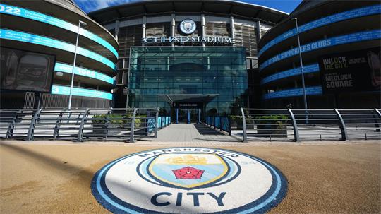 Das Etihad Stadium von Manchester City.