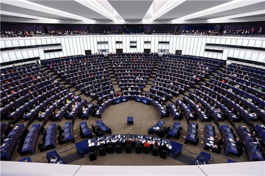 Das Europäische Parlament in Straßburg - am 9. Juni findet in Deutschland die Europawahl statt..