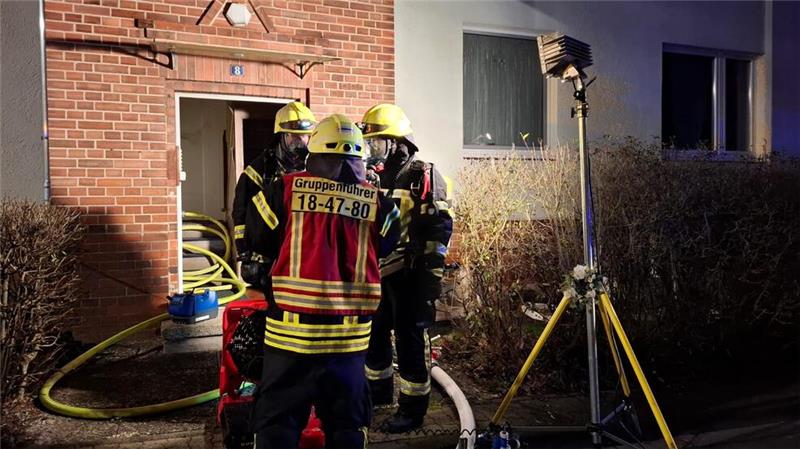 Das Feuer ereignete sich in einem Mehrfamilienhaus in der Wiesenstraße.