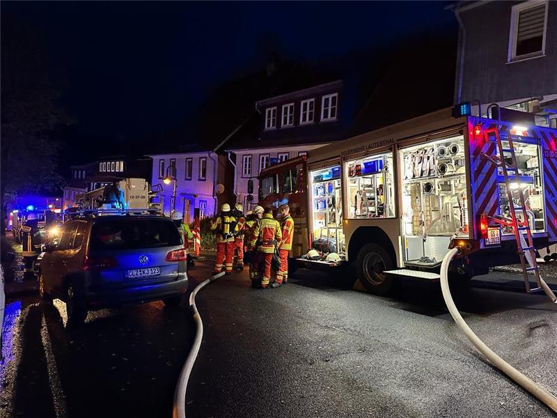 Das Feuer wird durch einen Verteilerkasten ausgelöst. Foto: Feuerwehr Lautenthal