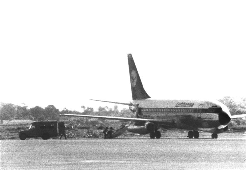 Das Flugzeug «Landshut» wurde 1977 entführt.