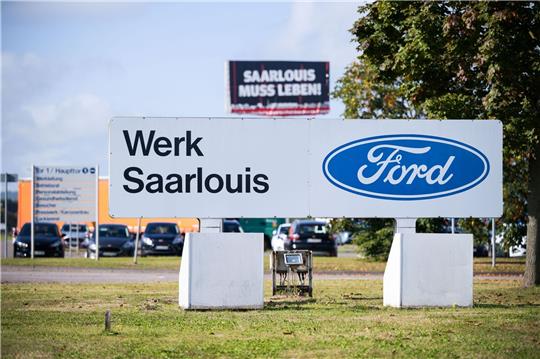 Das Ford-Werk in Saarlouis: Ende 2025 beendet der amerikanische Autobauer hier seine Focus-Produktion.