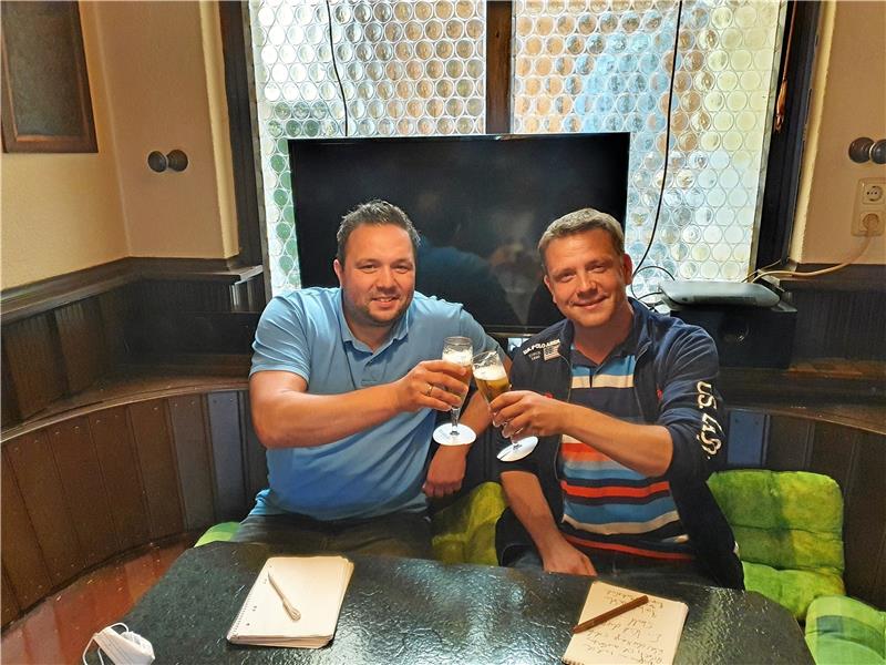 Das GZ-Team aus Hendrik Roß (li.) und Sebastian Sowa geht auf Kneipen-Tour in Goslar.  Foto: Privat