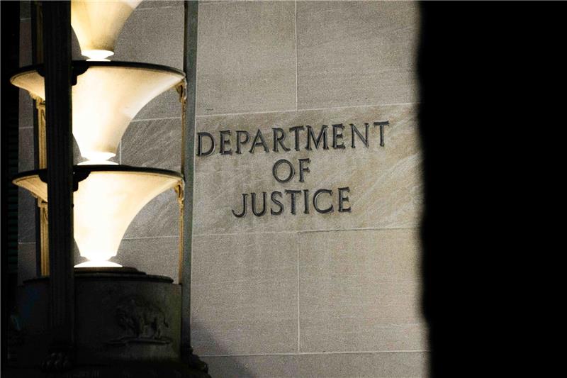 Donald Trumps Probleme mit der Justiz Das Gebäude des US-Justizministeriums in Washington D.C.